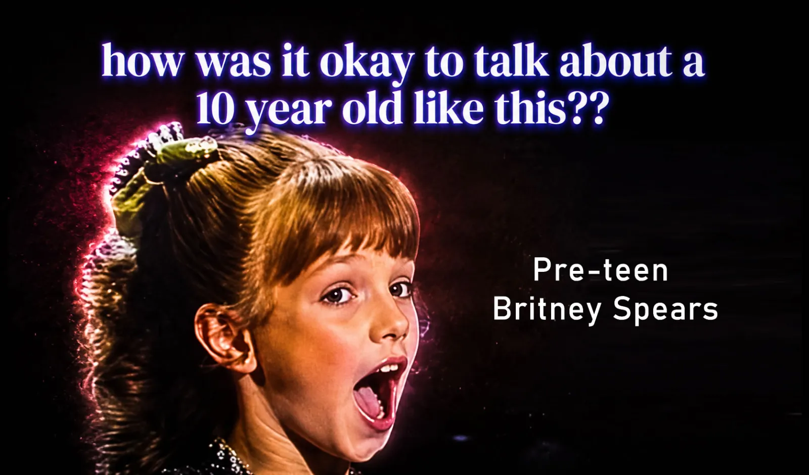 WTF?! OMG — They Were Sexualizing Pre-Teen Britney Spears On National TV
